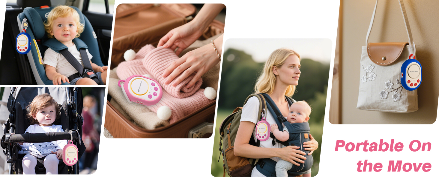 Fall asleep easier and stay asleep longer with this baby sound machine.