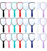 ZOOFOX 24 Pieces Hand Mirror, Small Handheld Mirror with Handle, Compact Makeup Mirror for Travel...