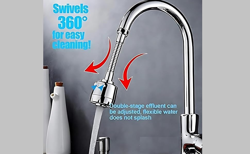 Kitchen Sink Tap with Hose  Flexible Faucet Extender