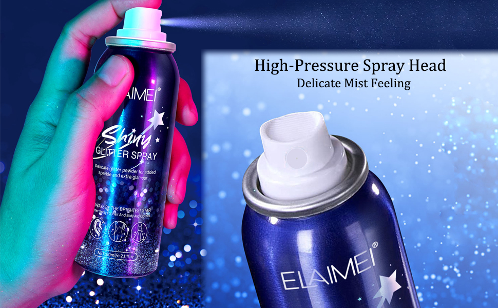 Glitter spray