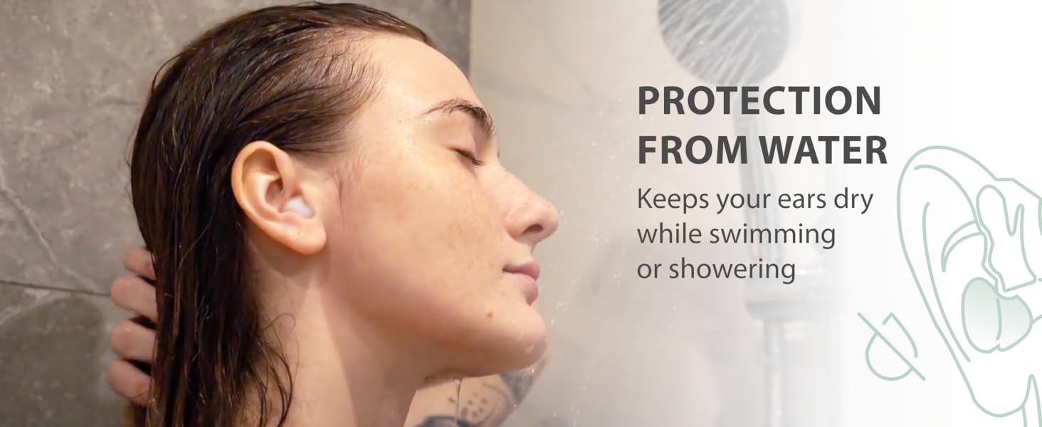 PQ Wax Ear Plugs for Sleeping, Swimming 15 Soft Noise