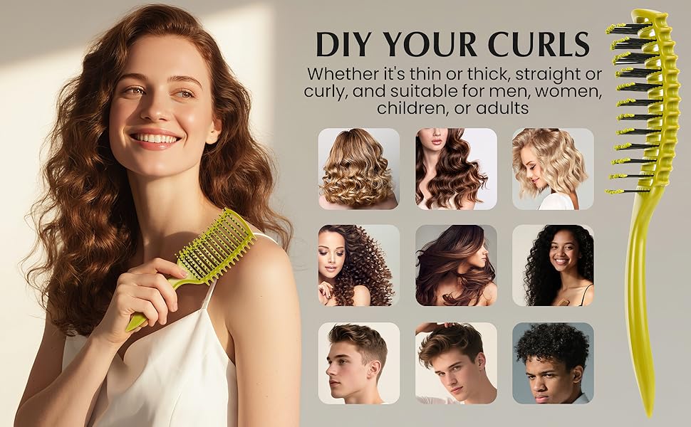 Vented Curly Hair Brush
