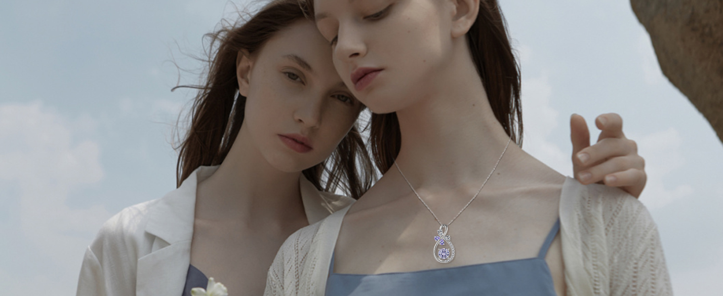 infinity butterfly necklace