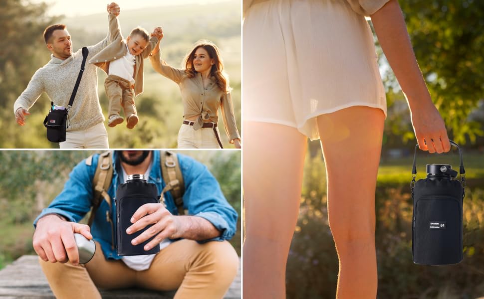 water bottle carrier straps