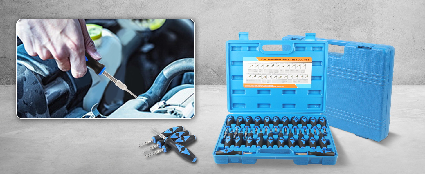 VKALTUL 23 Pcs Terminal Removal Tool Kit with Glove