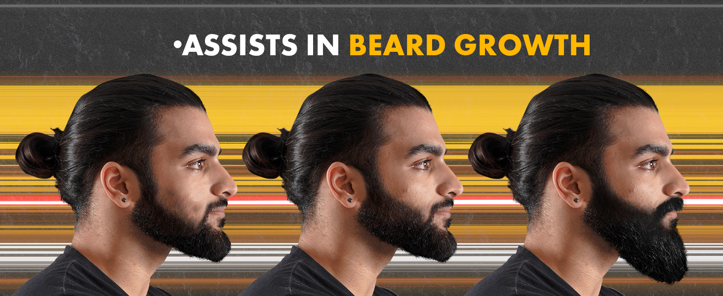 Assists in beard growth