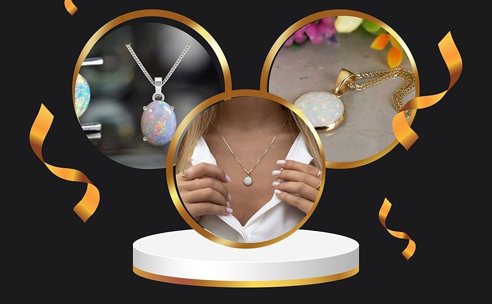 SIDHGEMS 8.25 Ratti 7.00 Carat Natural AA Opal Pendant Certified