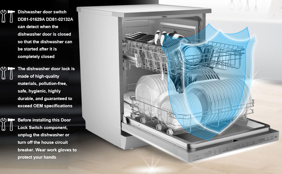 DD8101629A DD8102132A Dishwasher Door Latch Switch