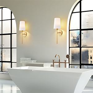 Battery Operated Wall Sconce Set of 2
