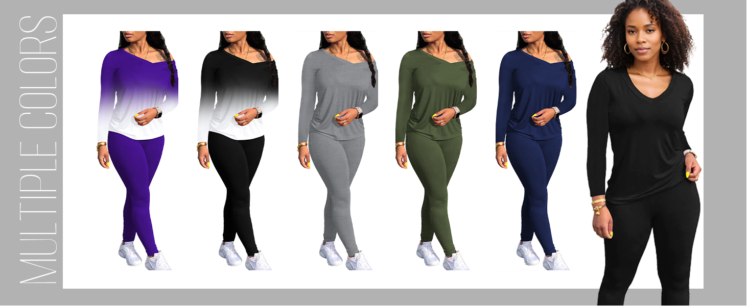 leggings sets women 2 piece outfits