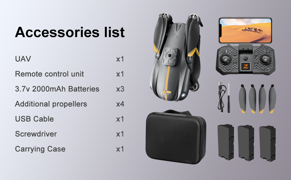 Foldable FPV RC Quadcopter