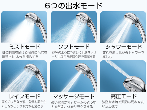 Amazon.co.jp: 【Amazon.co.jp限定】 シャワーヘッド マイクロ