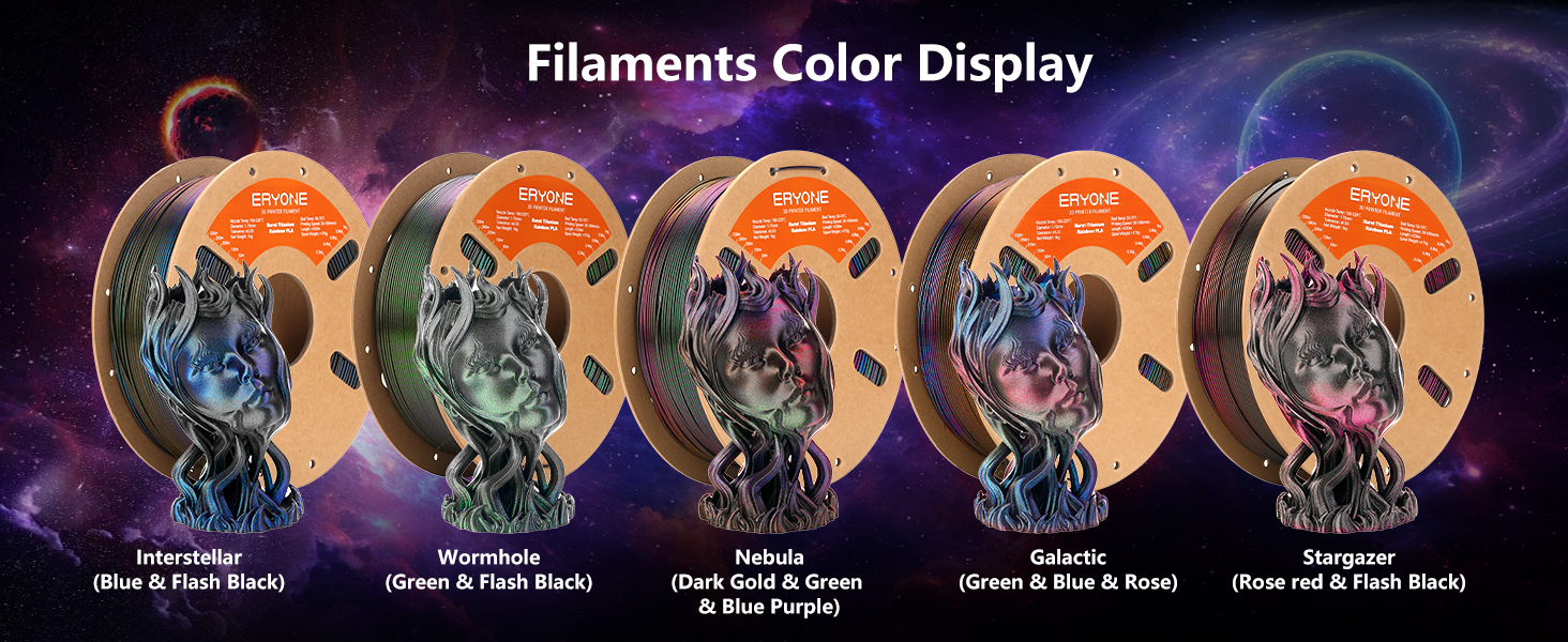 multicolor pla filament