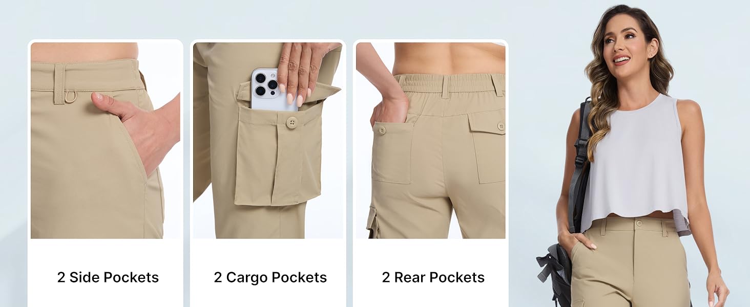 womens cargo capris