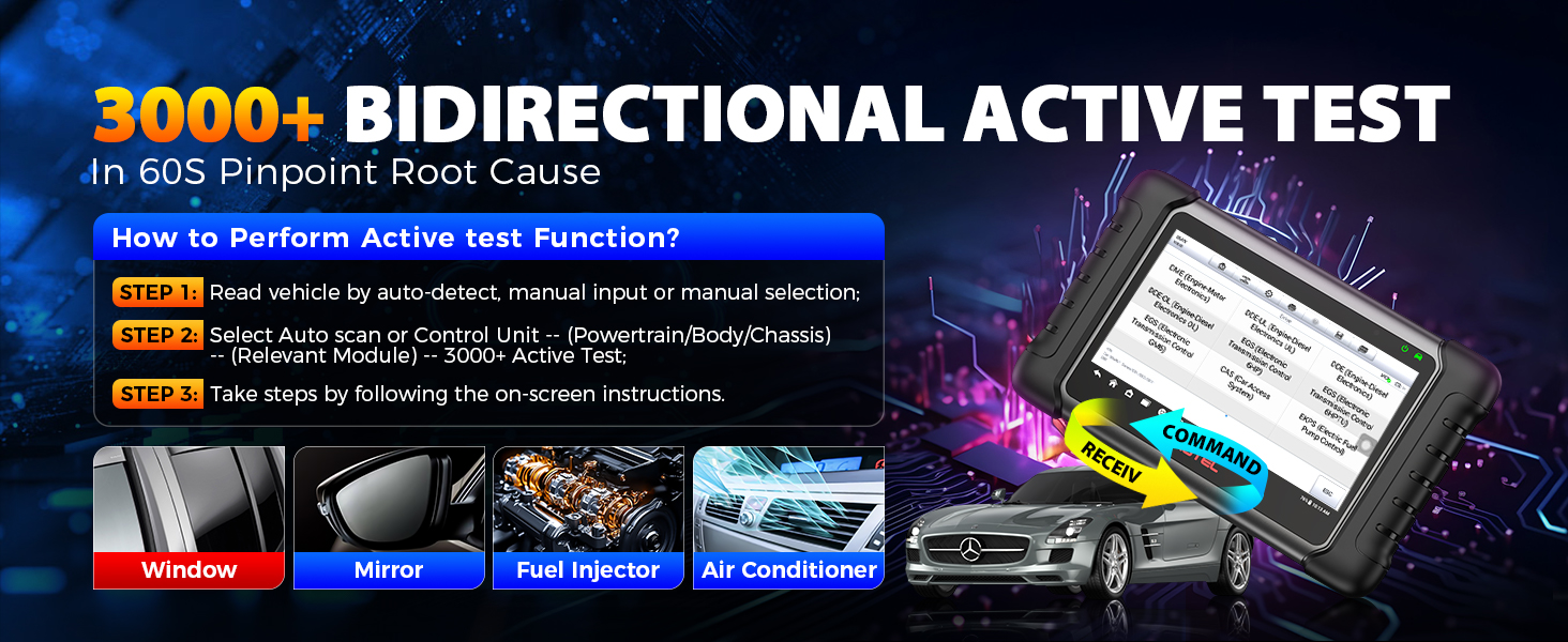 bidirectional scan tool mx808s