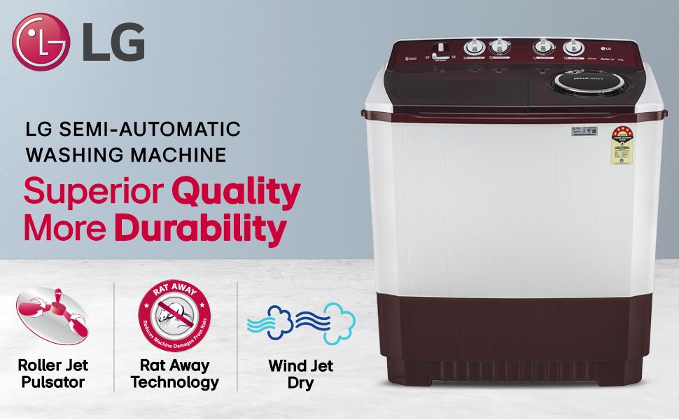 10.5 kg semi-automatic washing machine