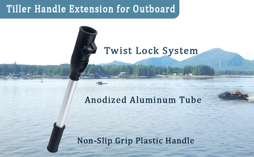Tiller Handle Extension for Outboard Trolling Motor