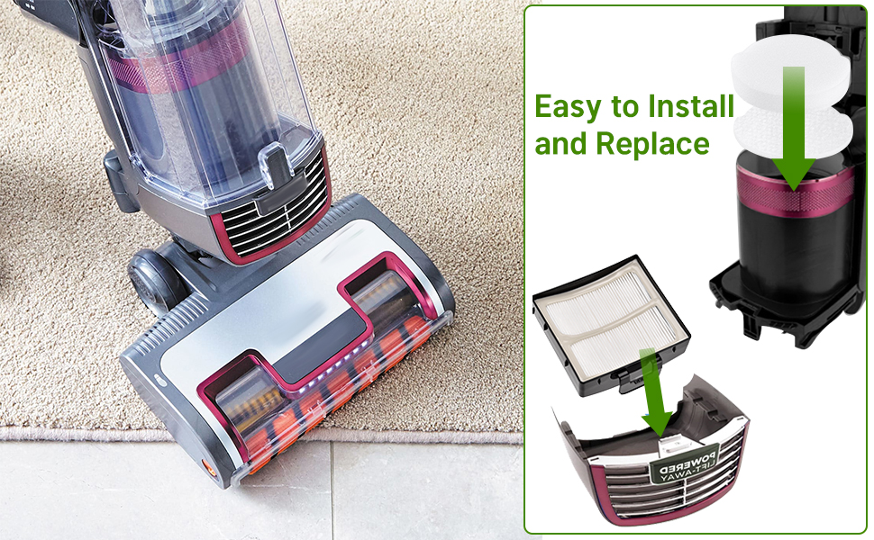 Rebithcare NZ850ukt Filter for Shark DuoClean Powered LiftAway Stratos