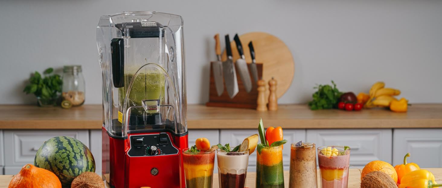 CRANDDI Countertop Blender, HighSpeed Smoothie Blender with 70oz