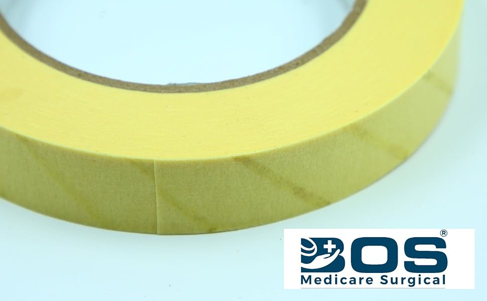 Buy Bos Medicare Tape/Steam Sterilization Indicator Tape 19mm X 50mt. Dry Heat Autoclave Tape