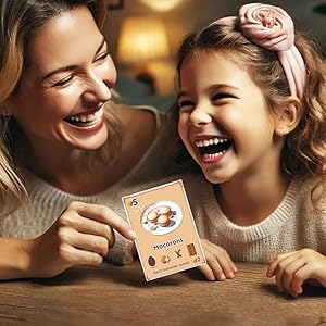 Mom and daughter having fun with cards