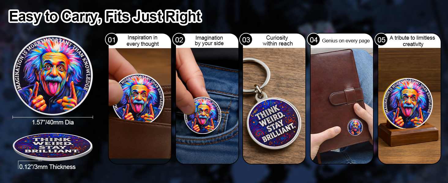 Albert Einstein Coin