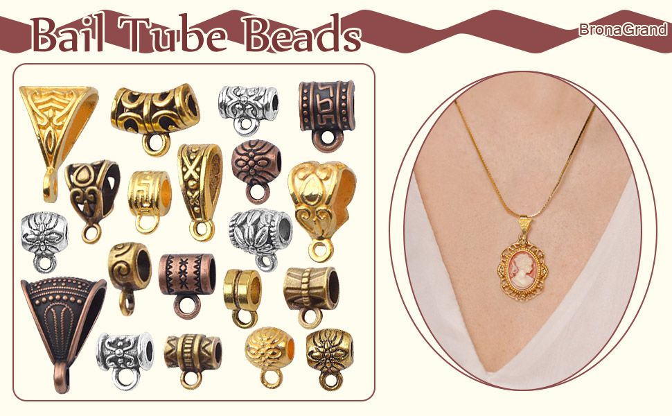Tube Bail Beads