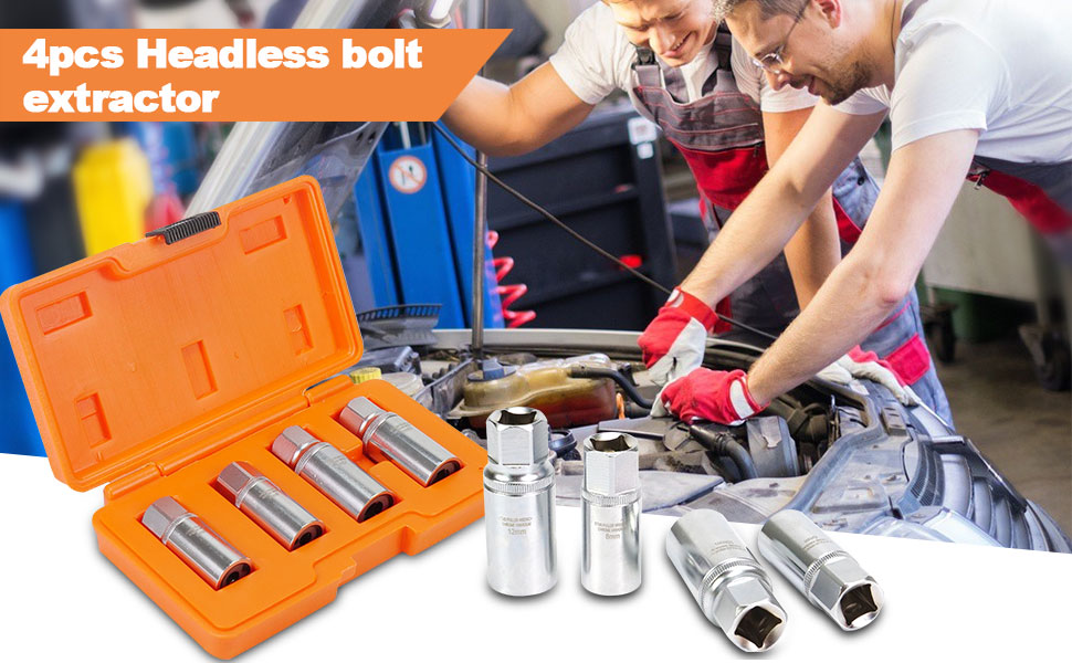 Luckyway 4Piece Stud Remover and Installer Set; Stud