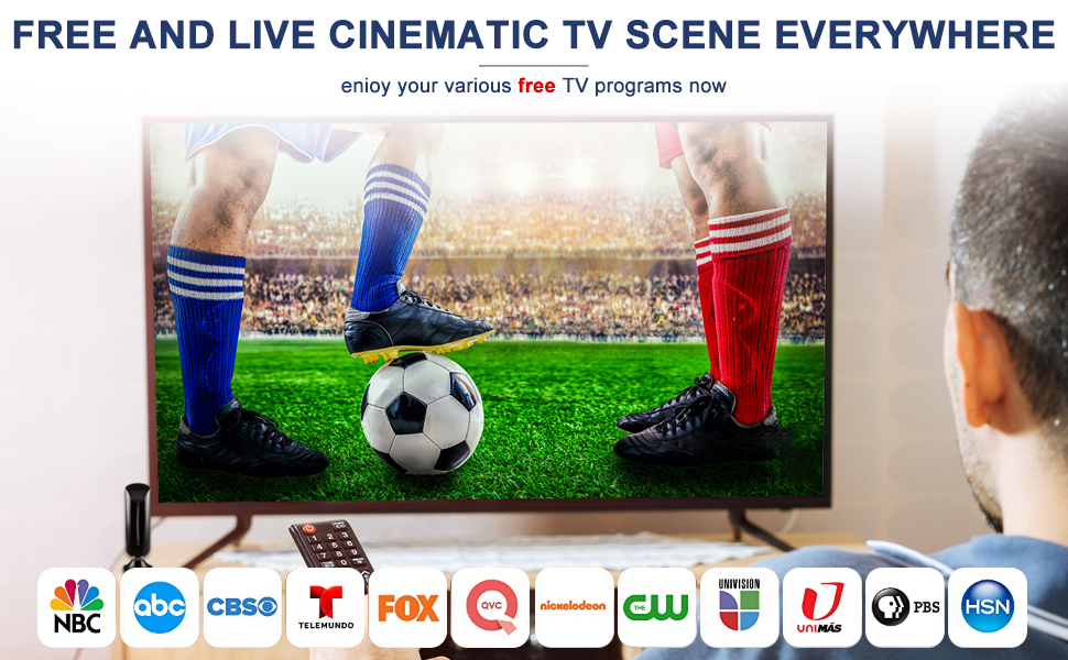 Upgraded HD Digital TV Antenna, Amplifier 450+ Miles Range