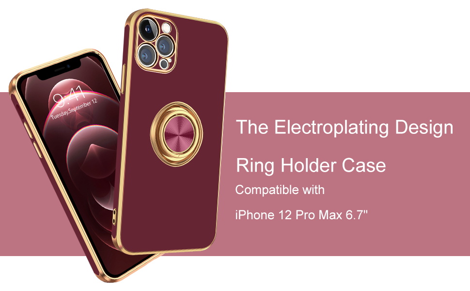 BENTOBEN Case for iPhone 12 Pro Max, Phone Case iPhone 12 Pro Max Cover with 360