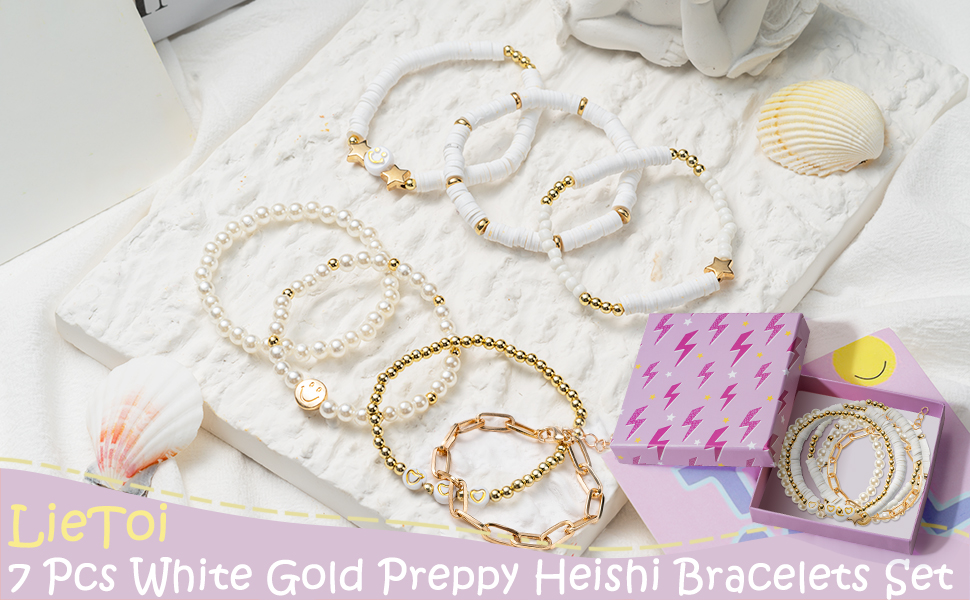 Preppy Heishi Bracelets