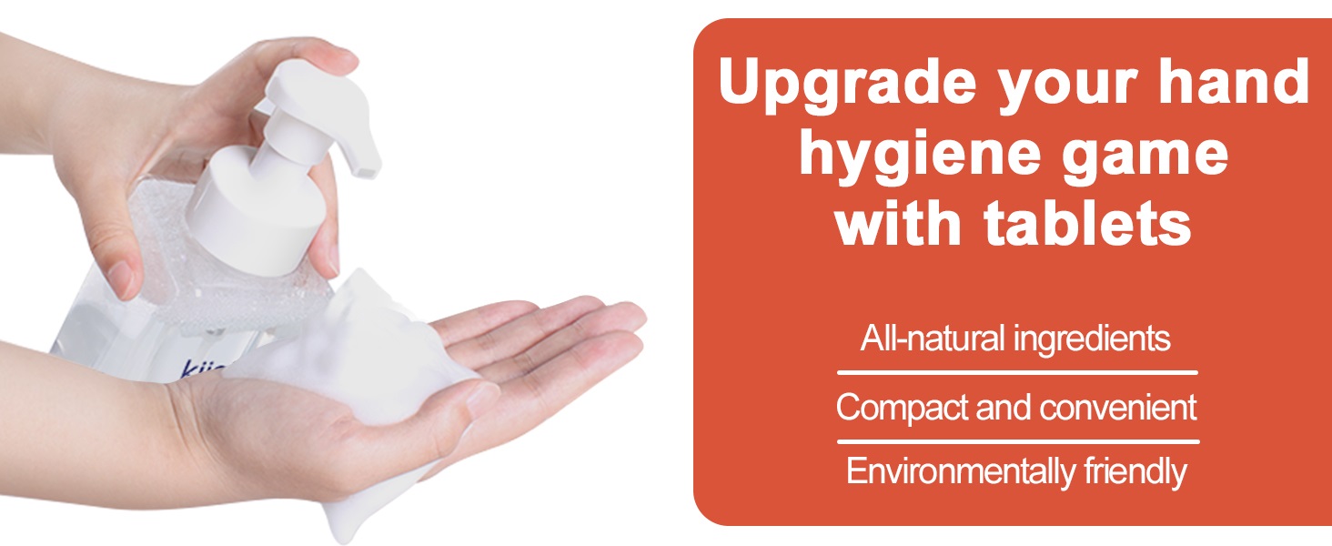 KIISIISO Foaming Hand Soap Tablet Refills Pack of 25