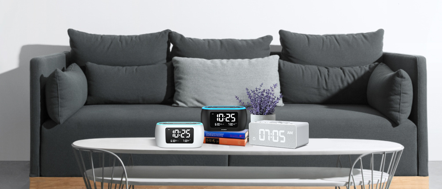 Housbay Digital Alarm Clocks for Bedrooms Handy Night