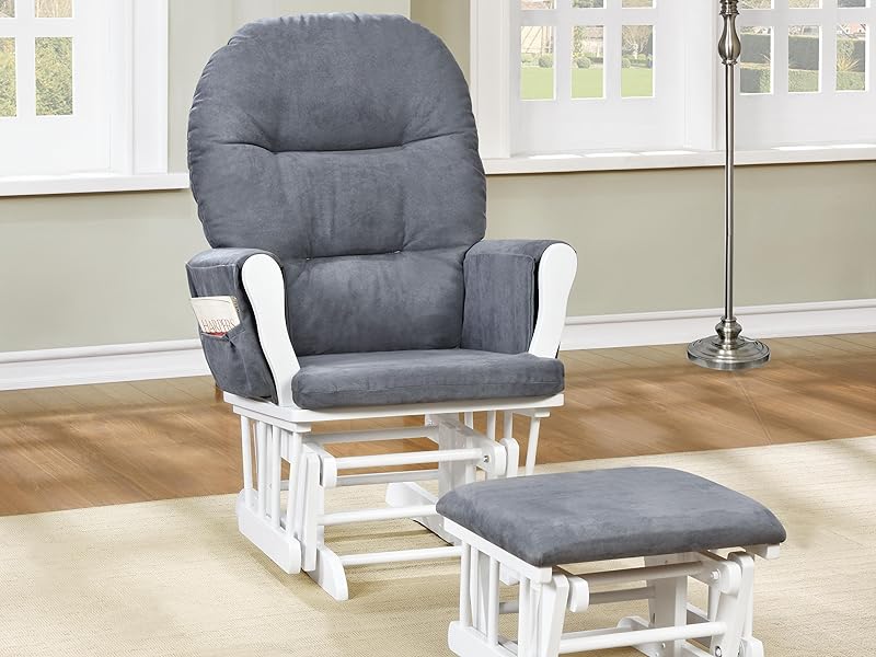 Nursery Glider & Ottoman Sets, Reclining Swivel Glider