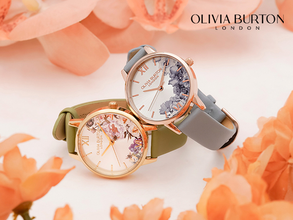 時計 OLIVIA BURTON BRITISH BLOOMS Olivia Burton British Blooms Faux Leather Strap Watch – Balilene