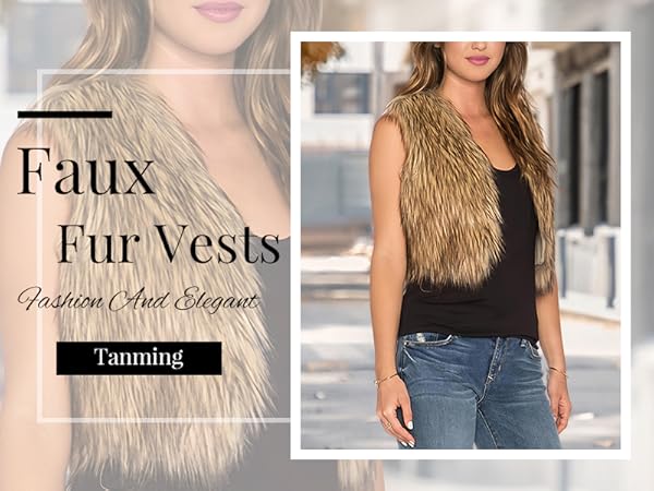 ESMOK A line fur vest beige 新品タグ付き A line fur vest beige | ESMOK