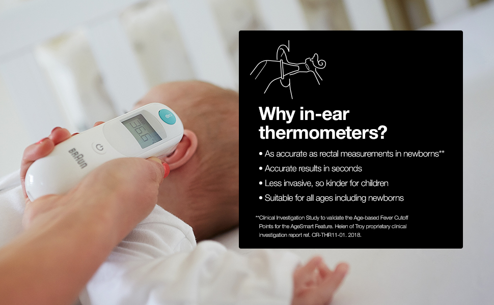 Braun ThermoScan 5 Ear thermometer (professional accuracy, patented pre