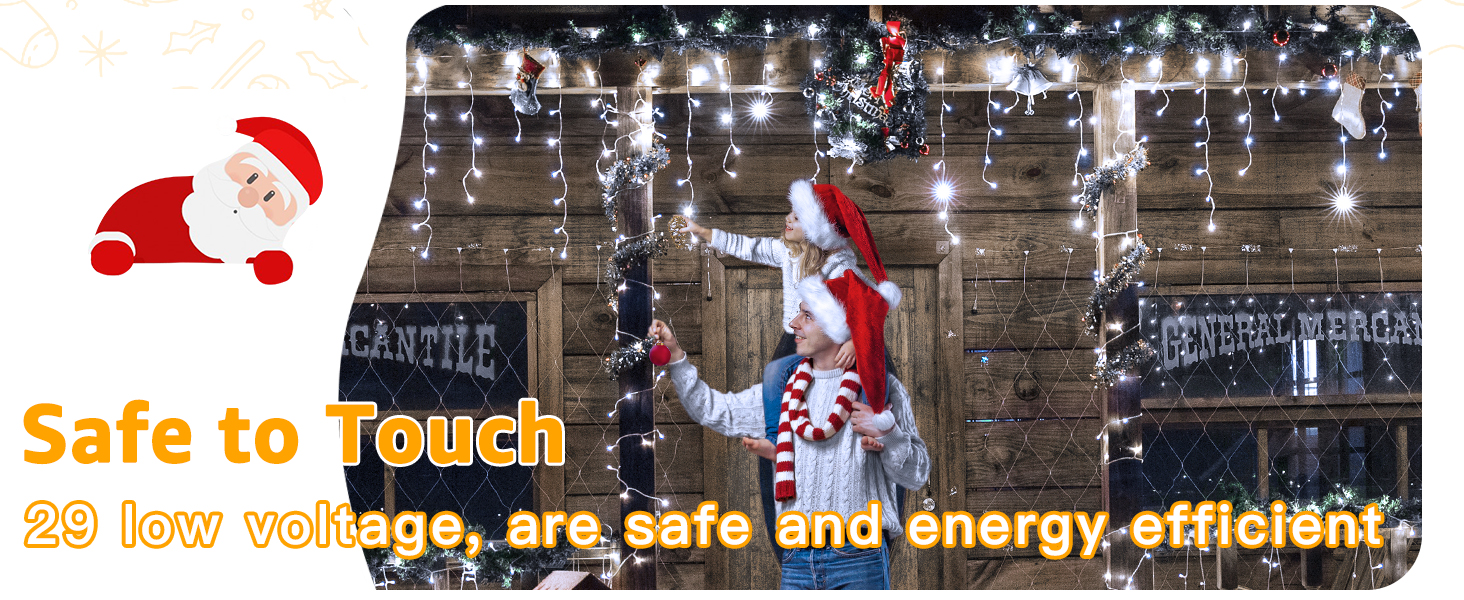 led icicle lights outdoor