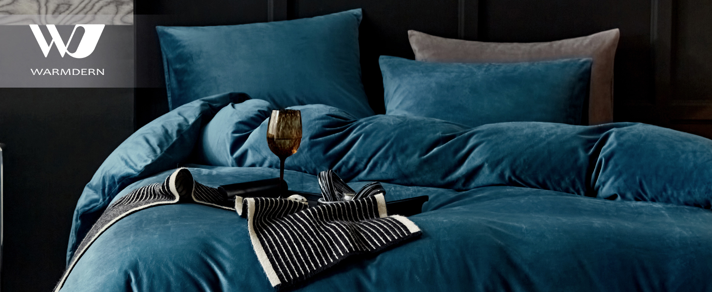 blue duvet cover queen