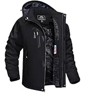 TACVASEN Winter Jacket Men's Water-Resistant Fleece Jacket Snow Ski Jacket Military Tactical Jack...