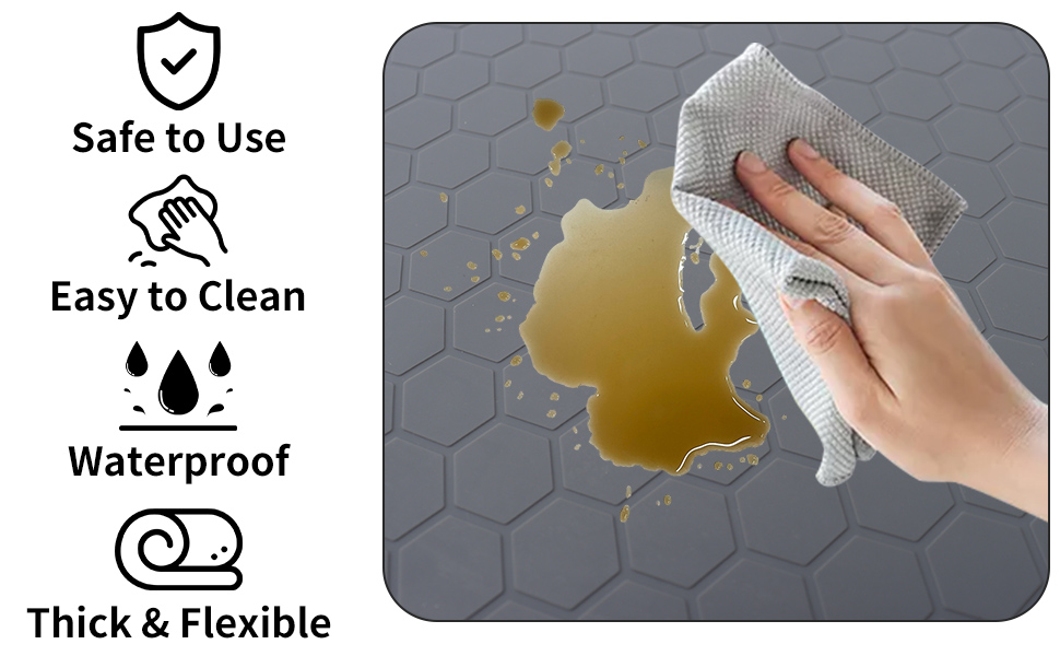EilIGORSail Under Sink Mat 34" x 22"，MultiPurpose