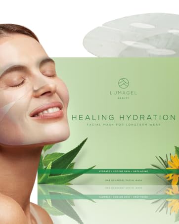 water, hydration, lumagel, face mask, skin, healing hydration