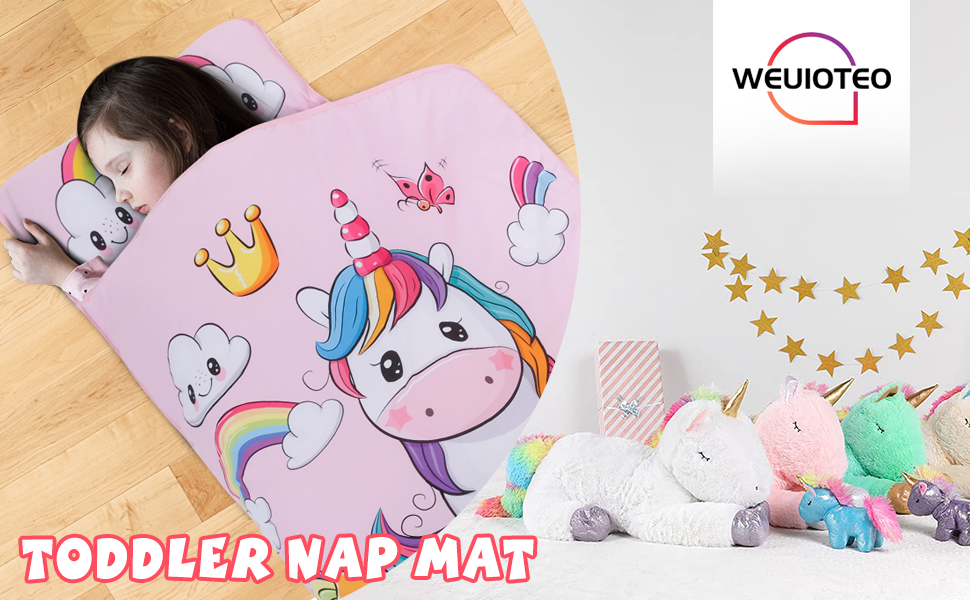 Engineering Vehicle Toddler Nap Mat with Removable Pillow