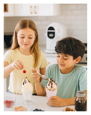 Soft Serve Ice Cream Machine 1.25Qt | No Pre-Freezing Automatic Ice Cream Maker