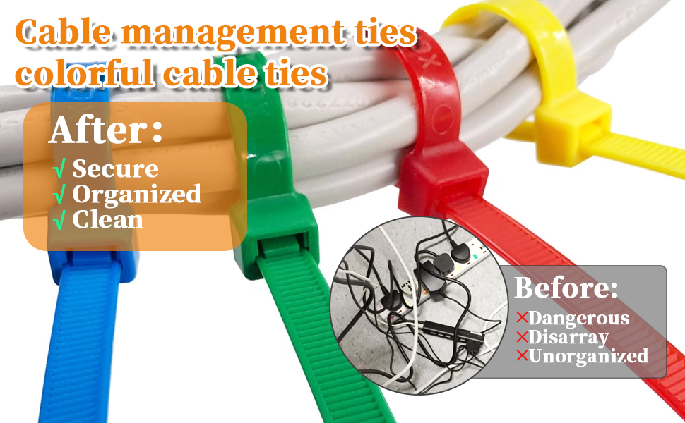 ちぃまま 4mm50cm Amazon.com: Zip Wire Ties 700Pcs Small Colored 4 Inch Cable