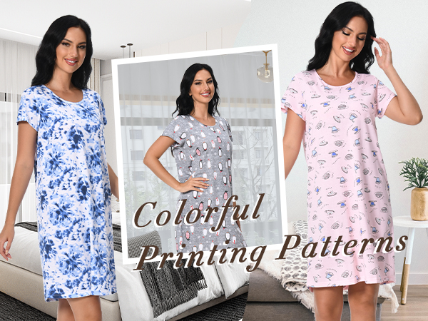 ルームウェア・パジャマ threetimes Cotton pajama dress 5BJH1041 ルームウェア・パジャマ threetimes Cotton pajama dress
