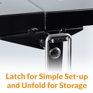 Gym storage set up - latch