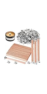 wooden candle wicks