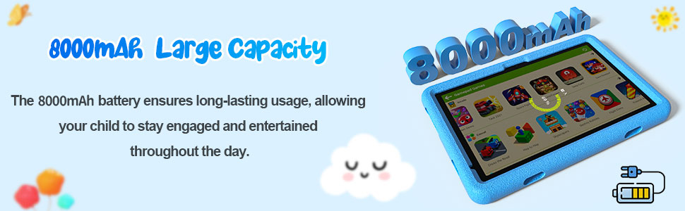VASOUN TAB11 Kids Tablet Blue