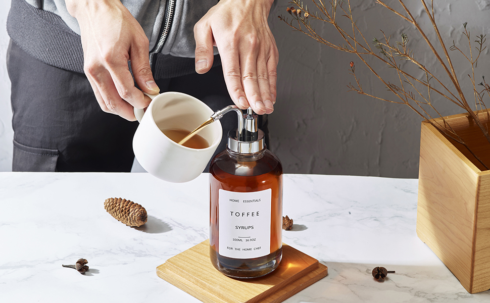 Coffee Bar Accessory Coffee Syrup Dispenser for Coffee